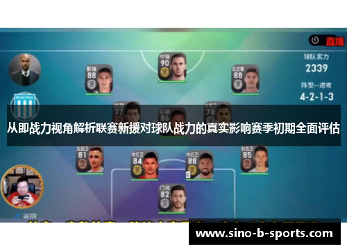 从即战力视角解析联赛新援对球队战力的真实影响赛季初期全面评估